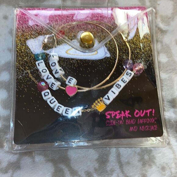 DYI Necklace & Earrings Beaded Set - Picture 3 of 4